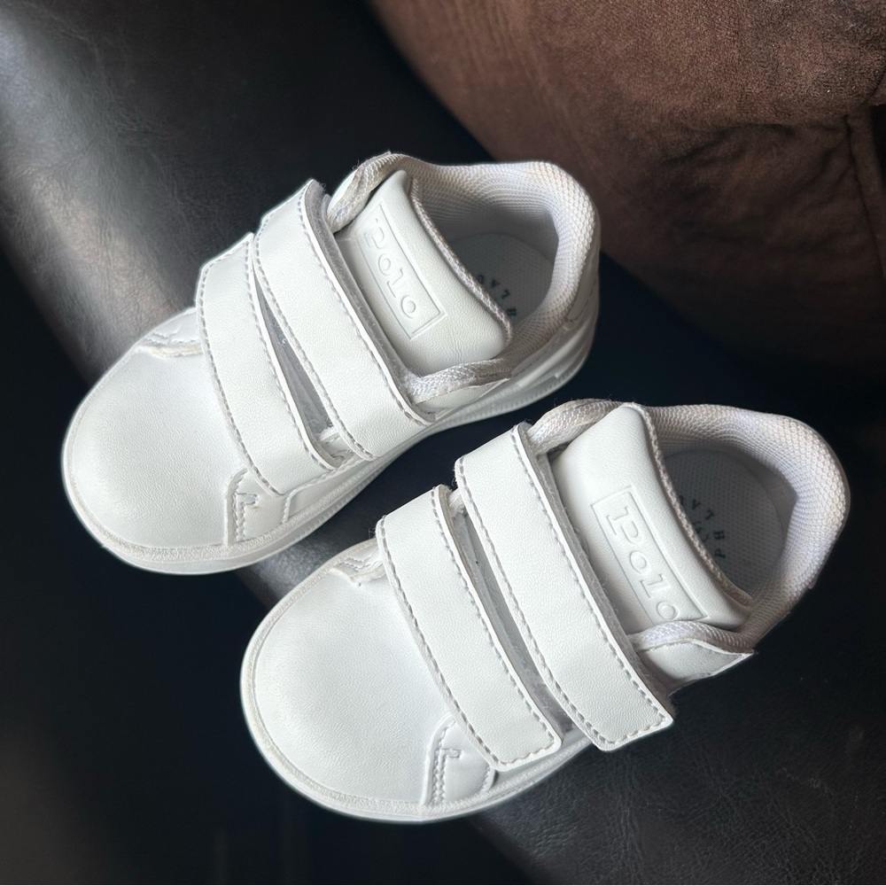 Polo Ralph Lauren Bilton Touch Fastening Trainers Infants